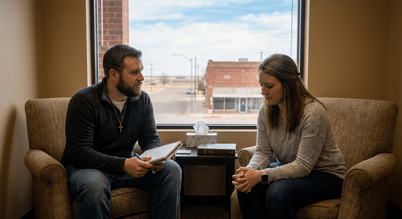 Faith-based counseling in Lubbock helping with anger management and emotional healing